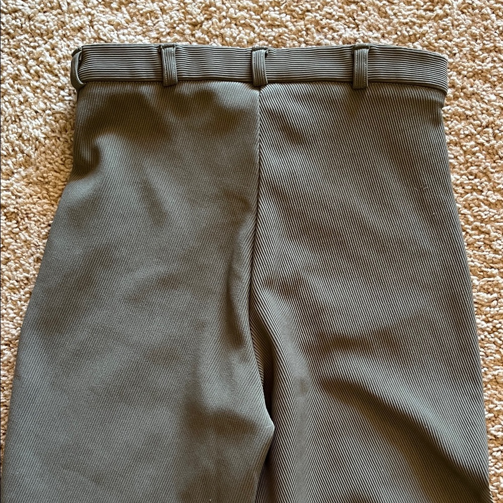 Tiff Rider Olive Green Equestrian Riding Breeches - Picture 10 of 11